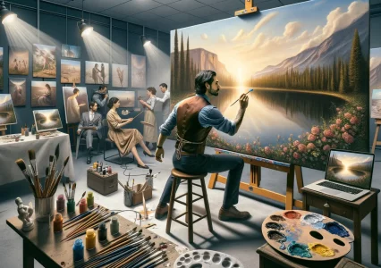 Revolutionizing Traditional Canvas Painting